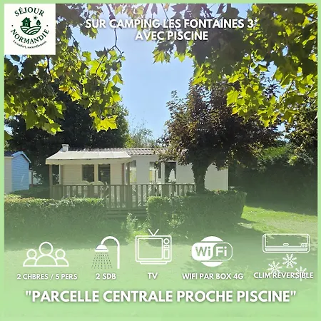 Sejour Normandie - Mobilhome Premium 2ch-5p Avec Clim-tv-wifi Dans L'eure - 319 Ivry-la-Bataille